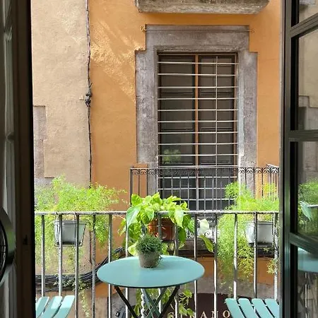 Con Encanto Y Terraza En Barri Vell De Girona, El Cul De La Lleona Apartment Girona
